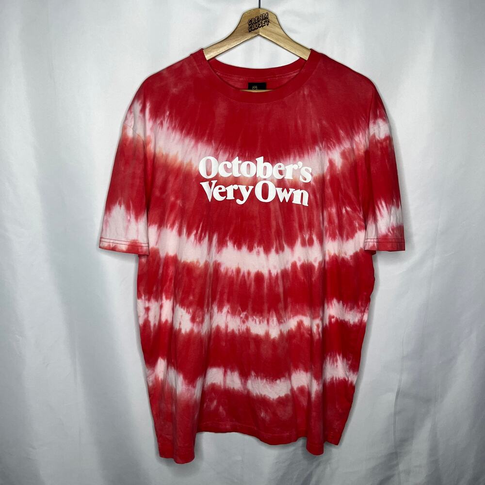 Drake Octobers Very Own OVO Iceman All a Blur Puff Print Tie Dye Tour Merch XL